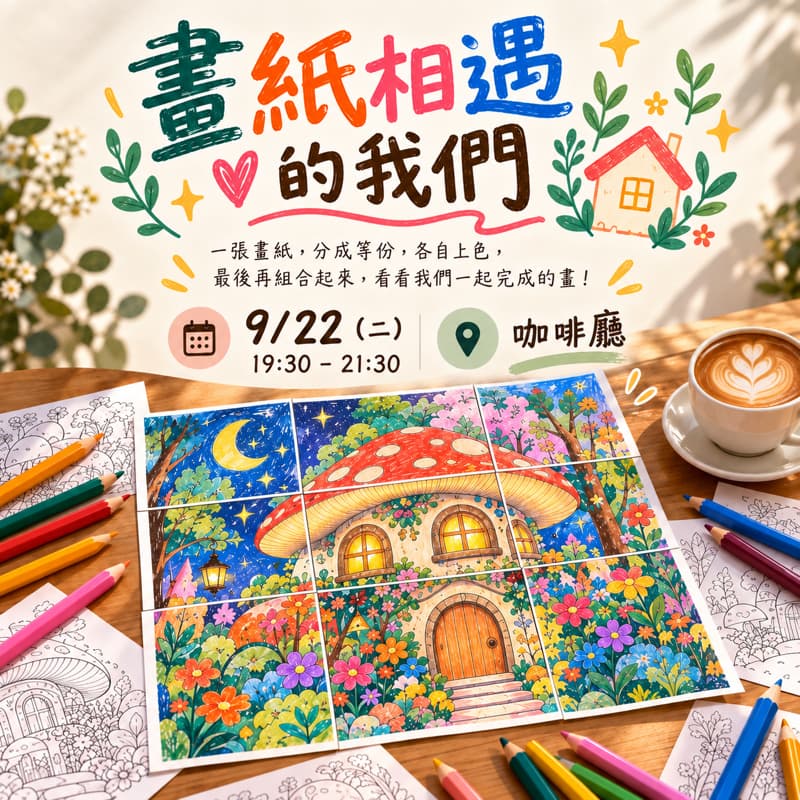 👩🎨畫紙相遇的我們🙌