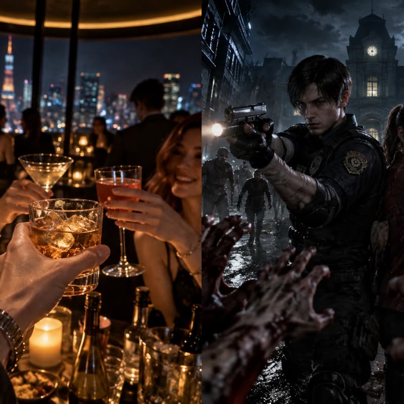 惡靈古堡爆發夜 or 喝一杯