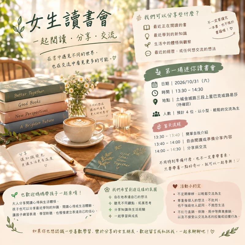女生朋友們的讀書會