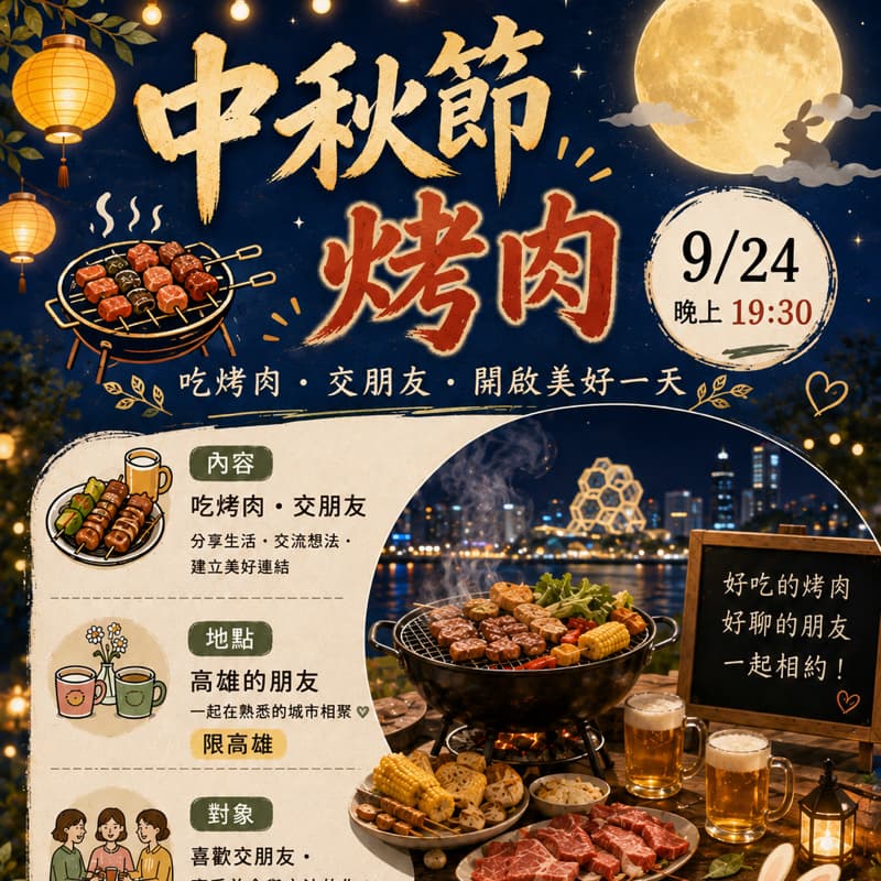 中秋節烤肉~高雄場~