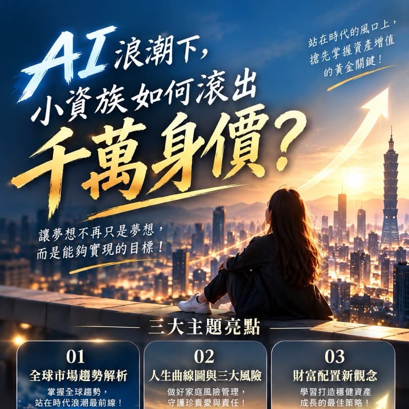 AI浪潮下 小資族也能滾出千萬身價