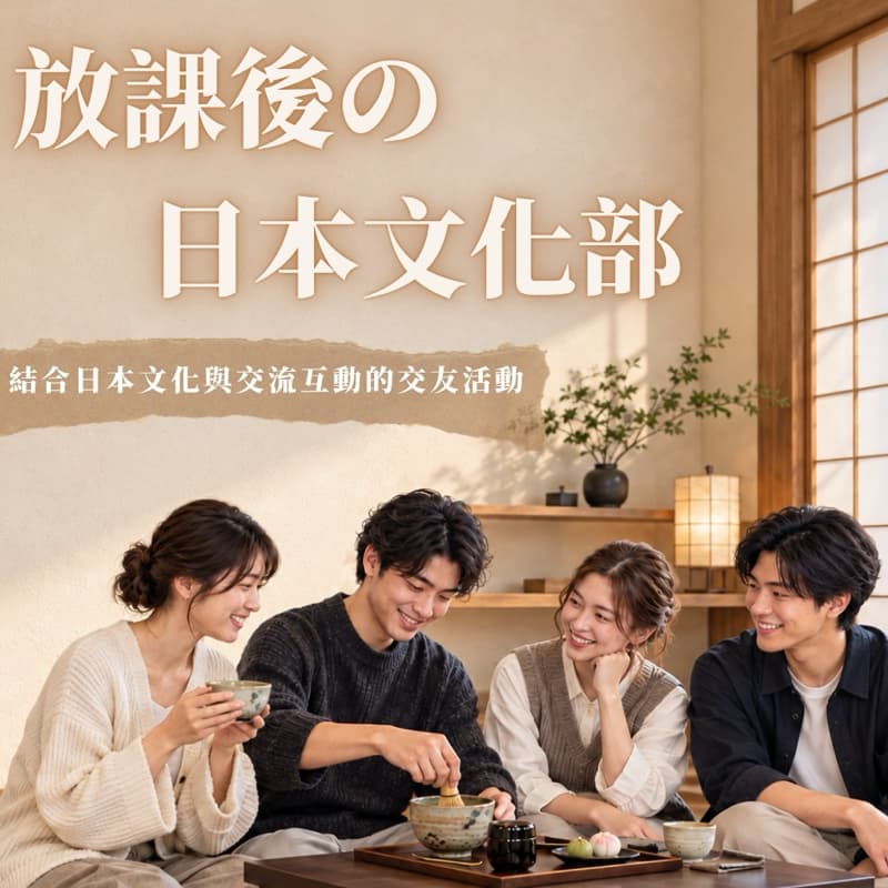 台北交友娛樂活動|放課後の日本文化部!