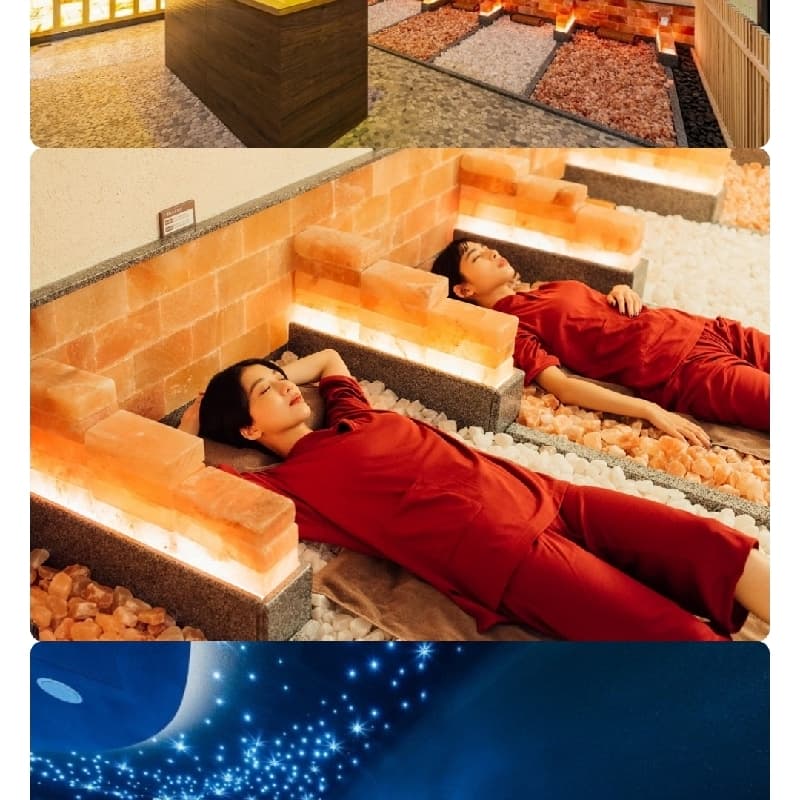 一起體驗放鬆健康的乾式岩盤浴吧#萬聖開桌