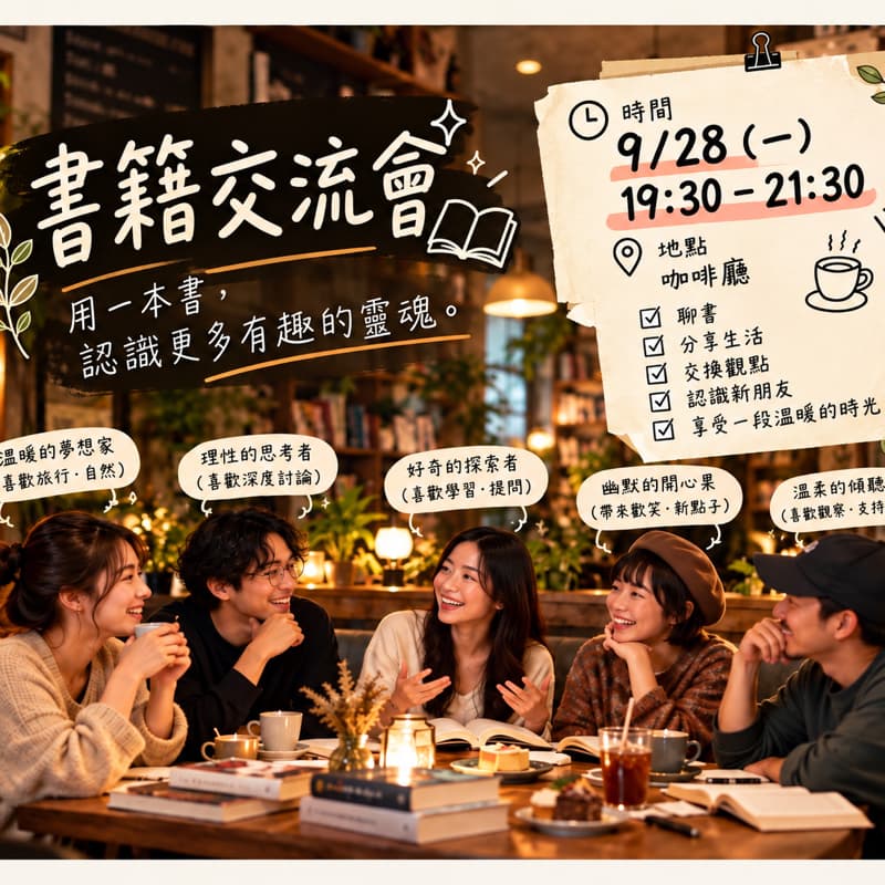 書籍分享交流會📘