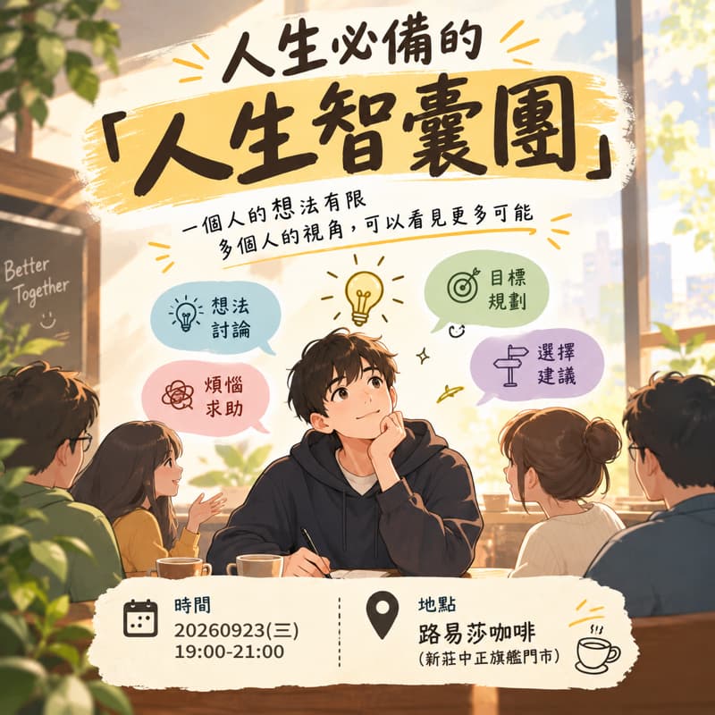 人生必備的「人生智囊團」!