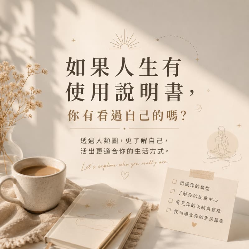 如果人生有使用說明書,你看過自己的嗎?