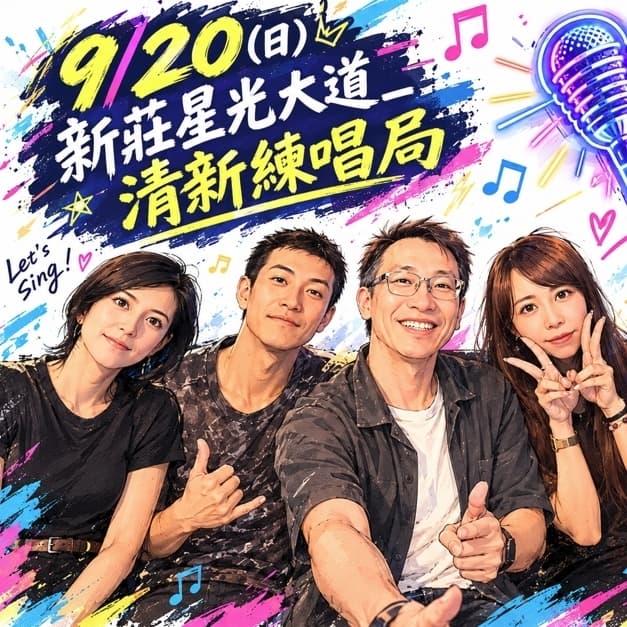 9/20(日)_新莊星光大道_清新練歌