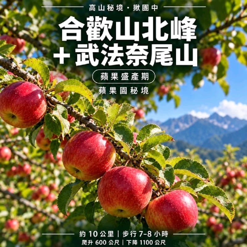 合歡山北峰+武法奈尾山走起🚶🚶♂️🍎🍎🍎