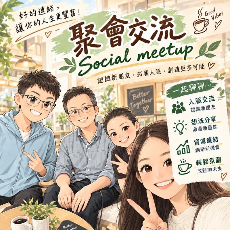 聚會交流🎈|Social Meetup