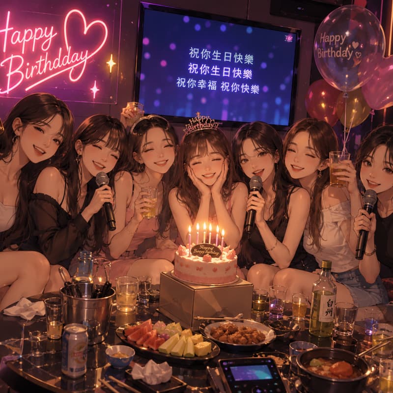 10/2週五🎤20:00巨蛋享溫馨2店新開幕🍻女生群友🎂(明華店)🎂
