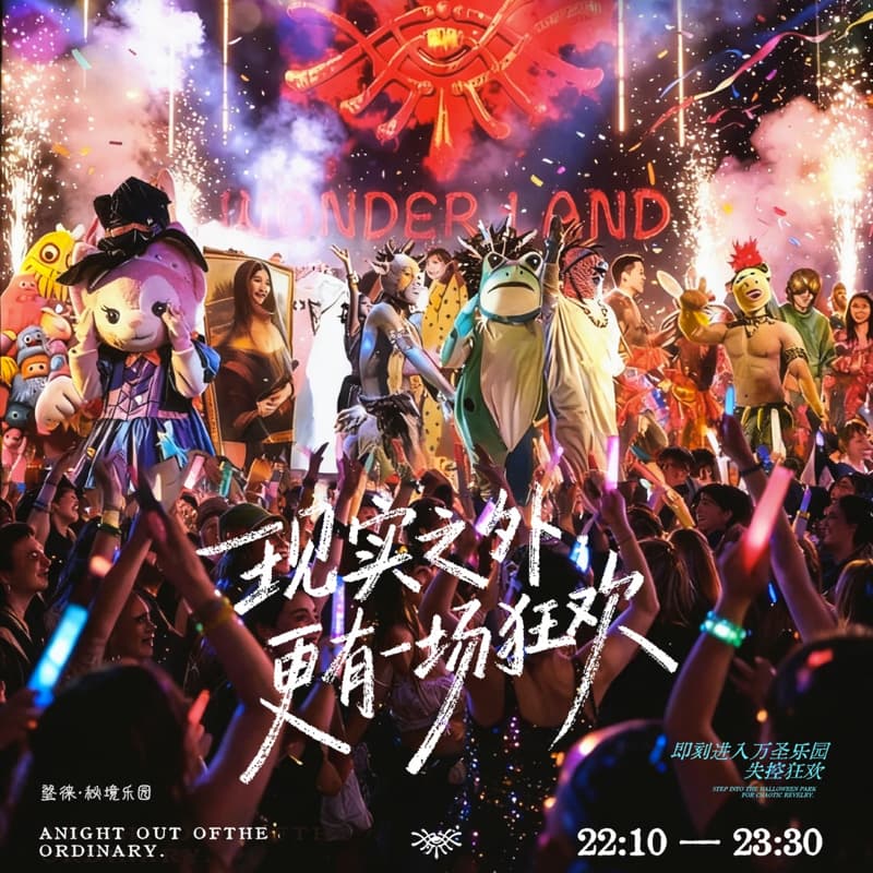 廈門徠望。秘境樂園。萬聖節🎃出遊。10/30-11/2😆😆🐟✅
