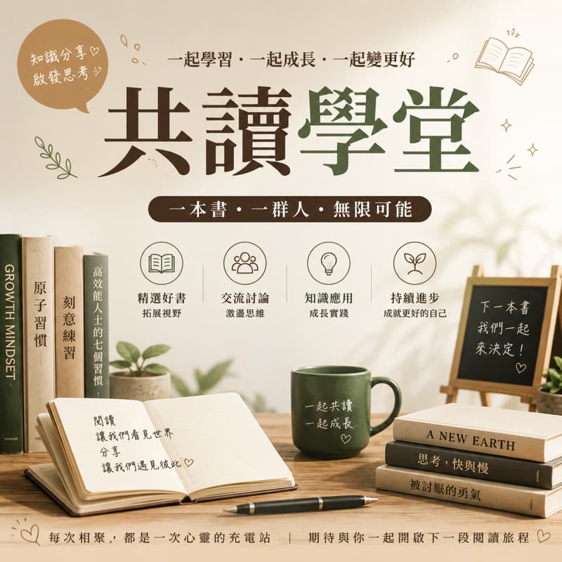 讀書會:共讀學堂