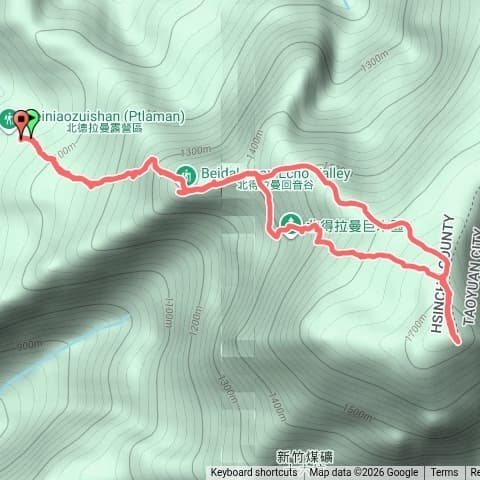 內鳥嘴山+北德拉曼山