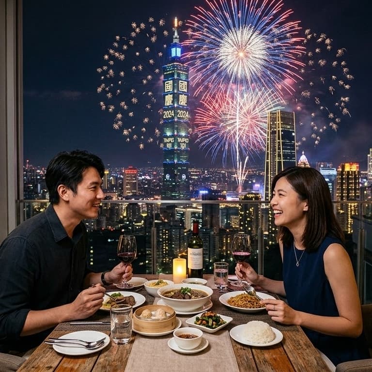 晚餐+煙火
