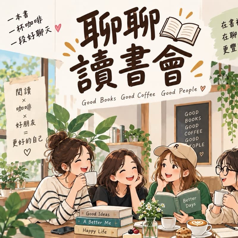 📚 聊聊讀書會|台中