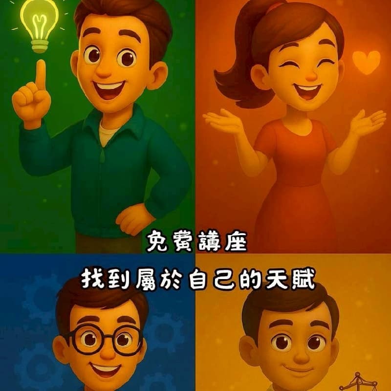 免費講座|想翻轉人生?先搞懂你的天賦!