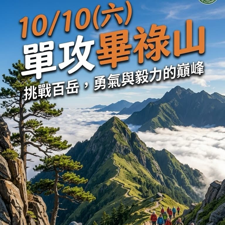 10/10(日)畢祿山單攻