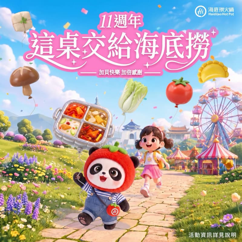 #中秋節 一起來吃海底撈吧!
