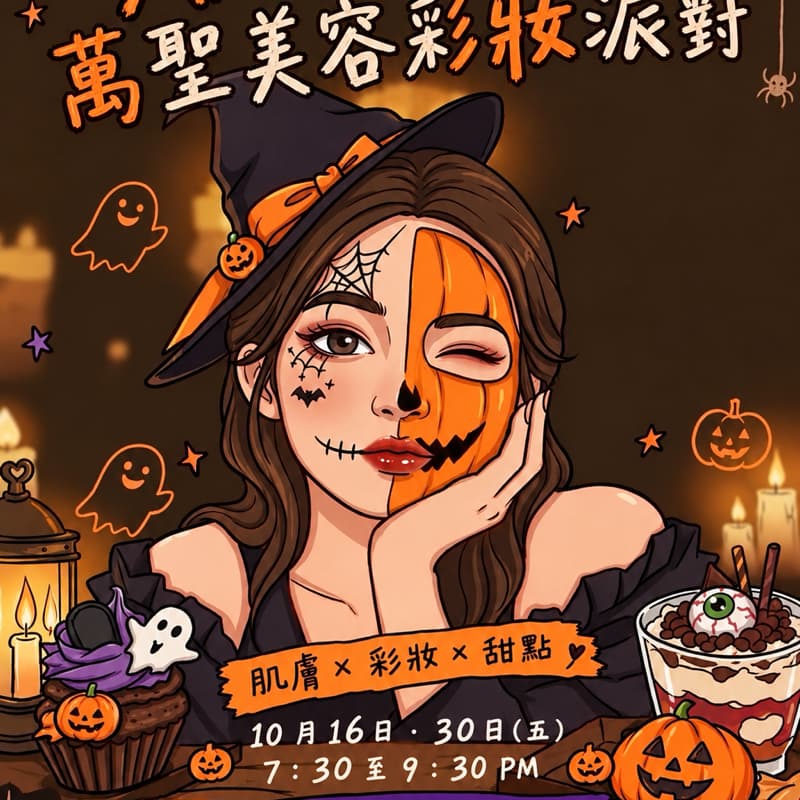 萬聖節美容彩妝
