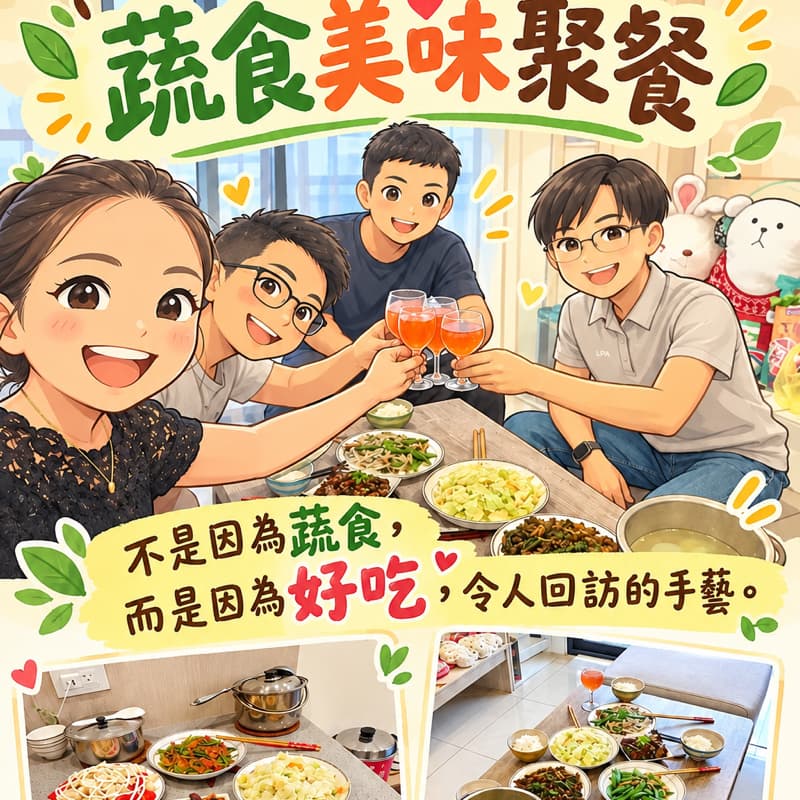 不是因為蔬食,是回魂的聚餐