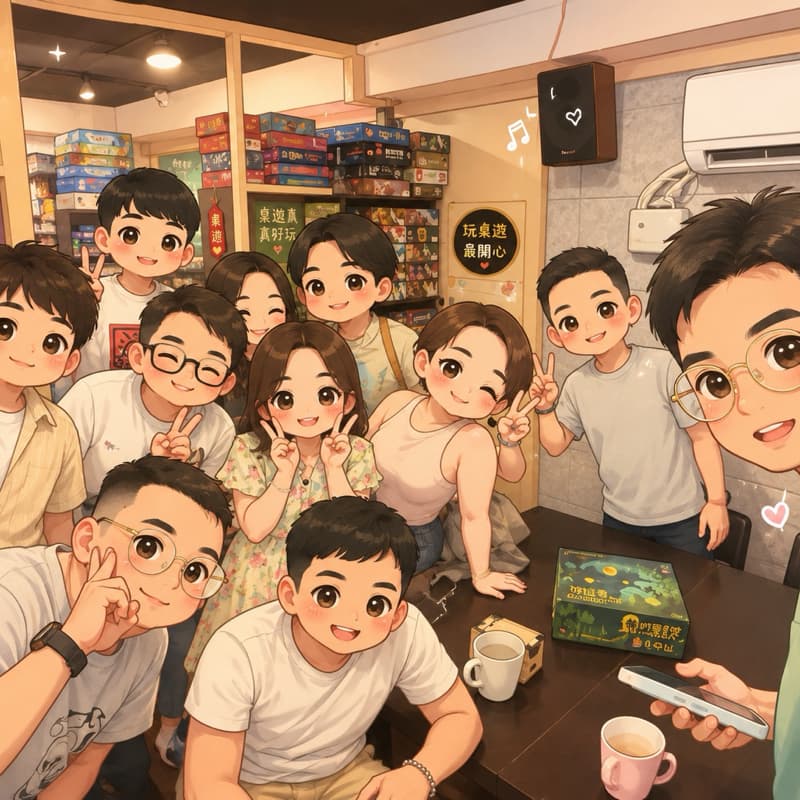 快來陪我玩桌遊