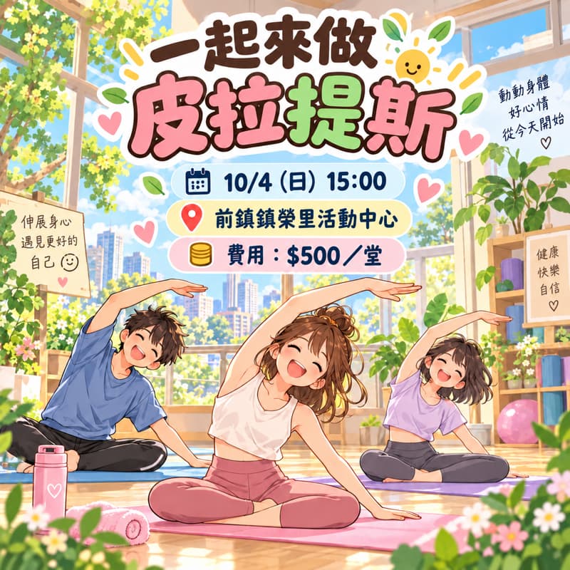 週日一起伸展趣 ✨