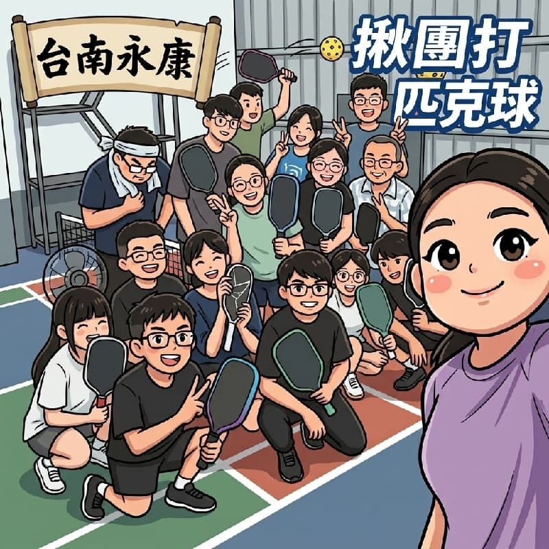 10/6【台南永康】揪團 匹克球 打起來!