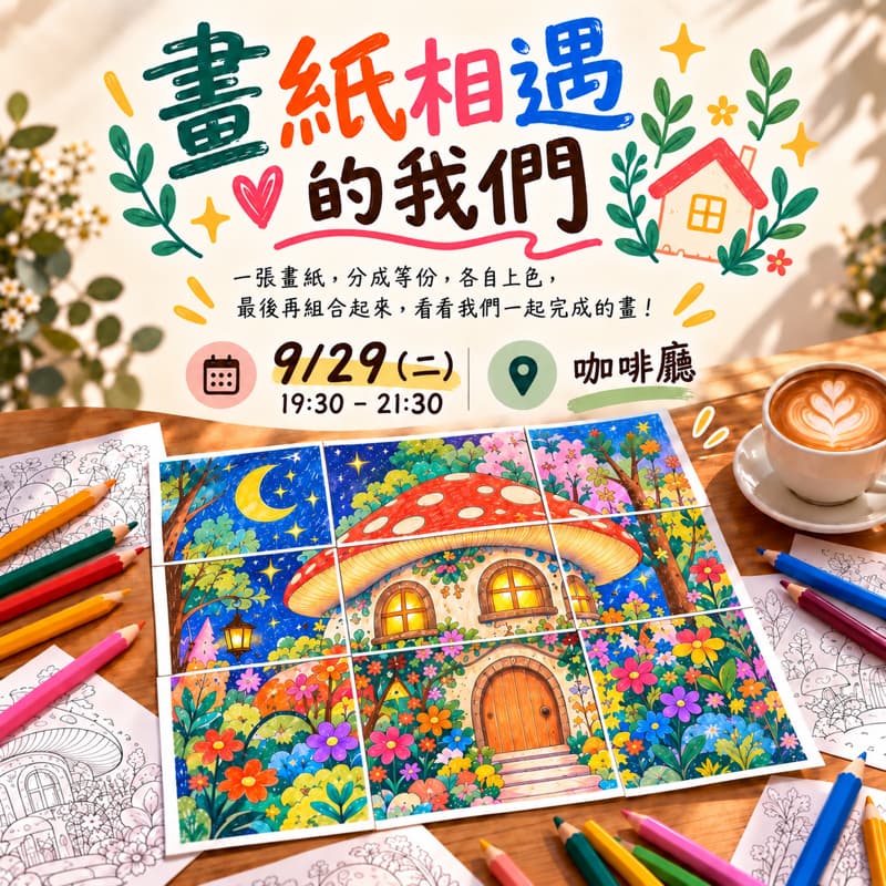 🎨畫紙相遇的我們👩🎨