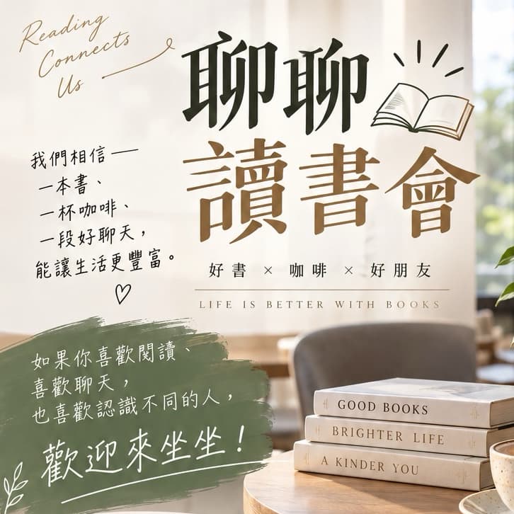 📚 聊聊讀書會|彰化