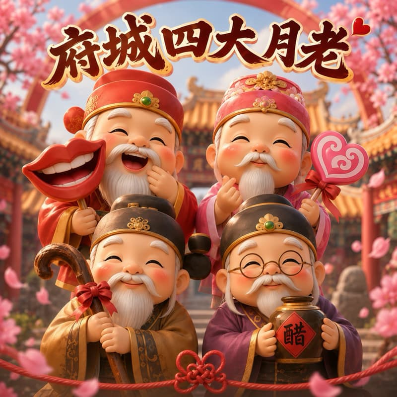 🔥🐯🔥府城四大月老一次拜!#粵語限定