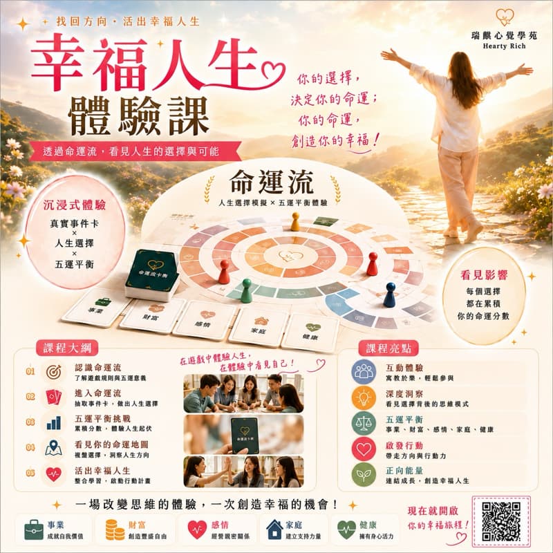 🌿 幸福人生體驗課|命運流