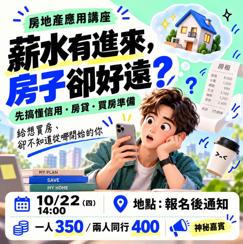 🥰不是不努力, 是房價太努力!�