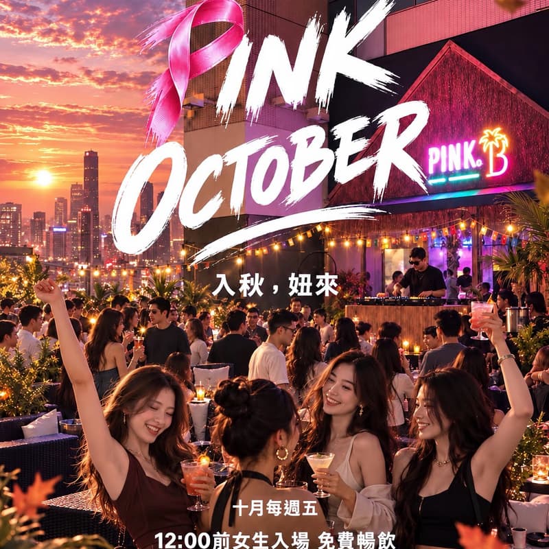 后宮雙十國慶Pink.b女孩粉紅趴💖💃🏻🕺🏻