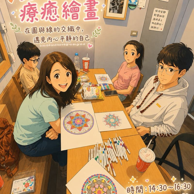 曼陀羅著色