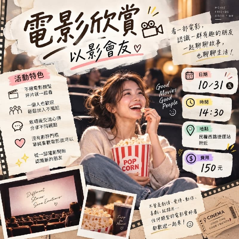 🎬 盲盒電影院|以影會友