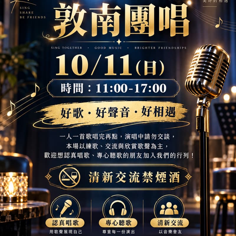 🎤1011敦南清新小團°≮已3男1女🎵✨