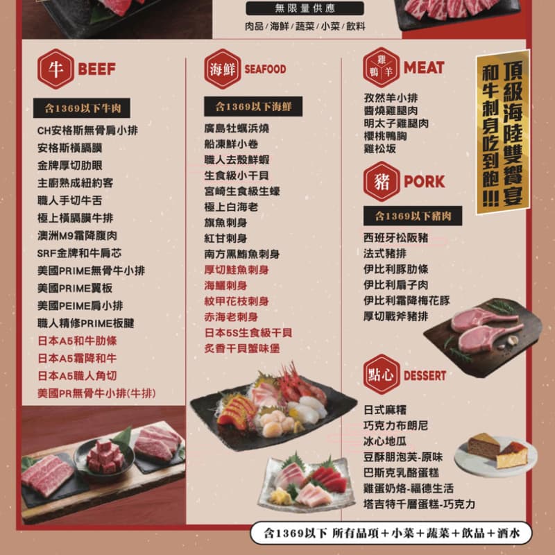 烤肉月 燒肉吃起來🍖🐟🦞🍻🥩
