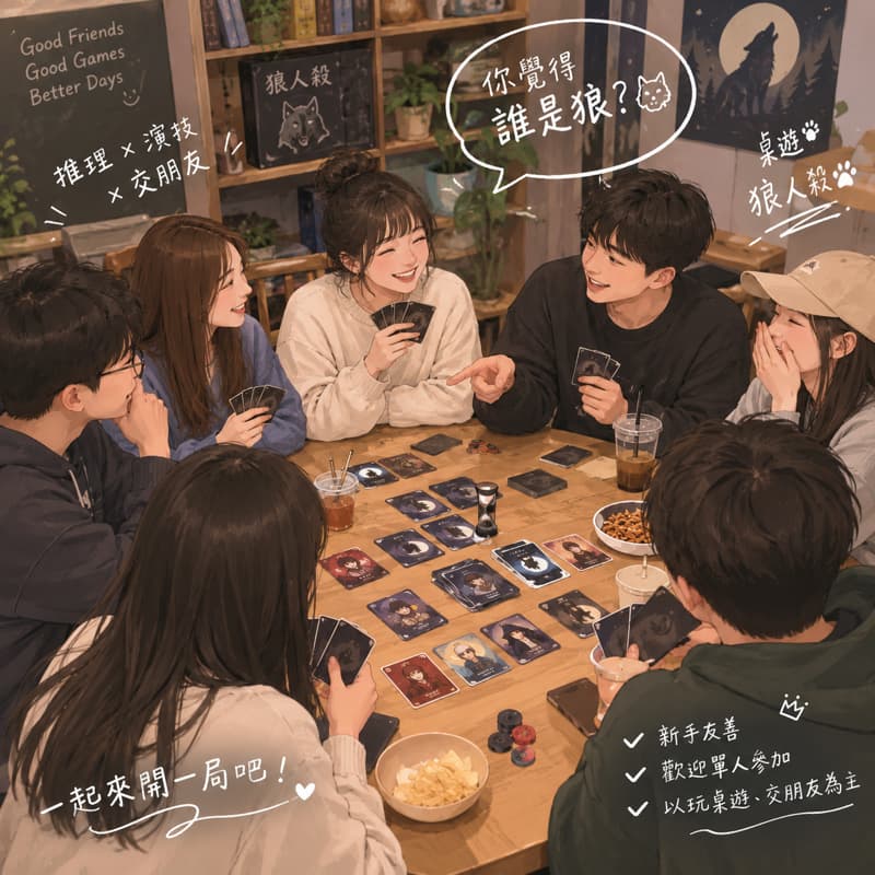 🐺 久違下午狼人殺開局啦!🎲