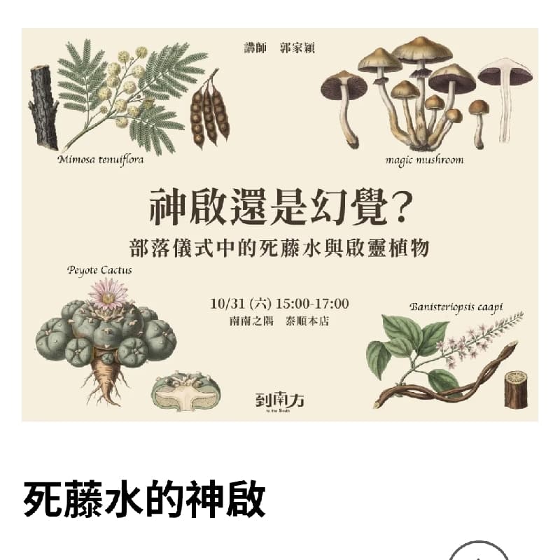 《到南方》講堂|神啟還是幻覺?