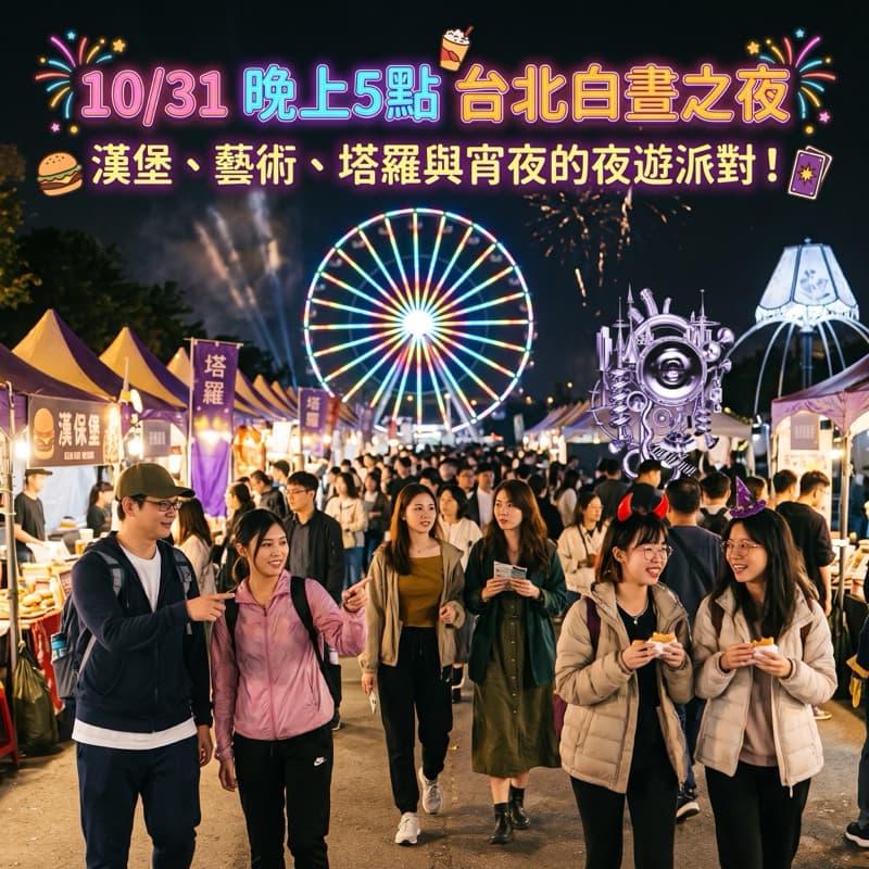 10/31 六晚上5~6點台北白晝之夜