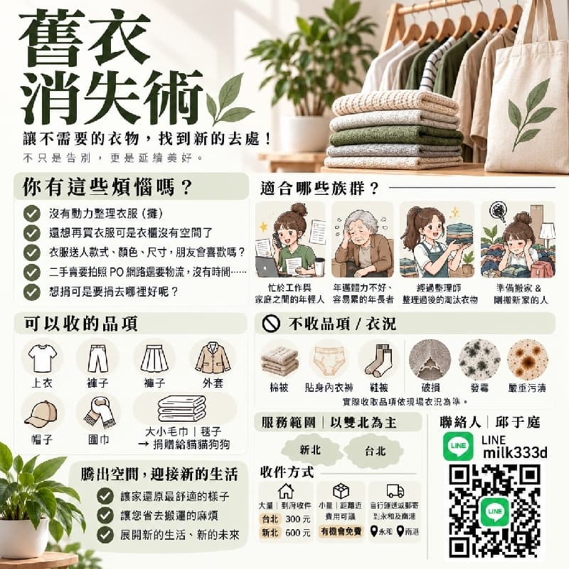 ✨️舊衣消失術✨️