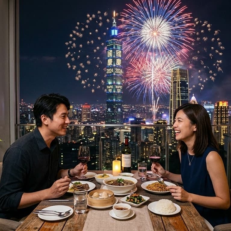 晚餐+煙火
