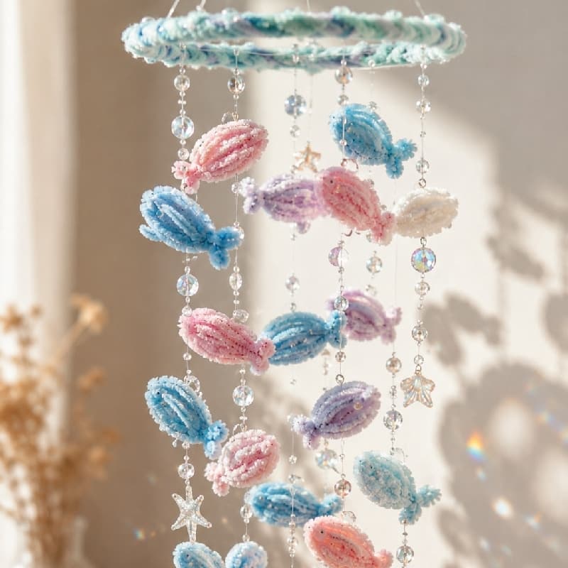 🐟 小魚風鈴扭扭花 🎐