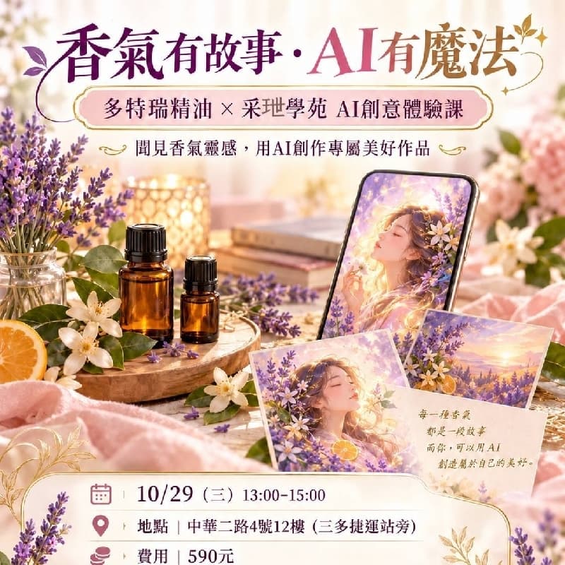 香氣有故事、AI有魔法