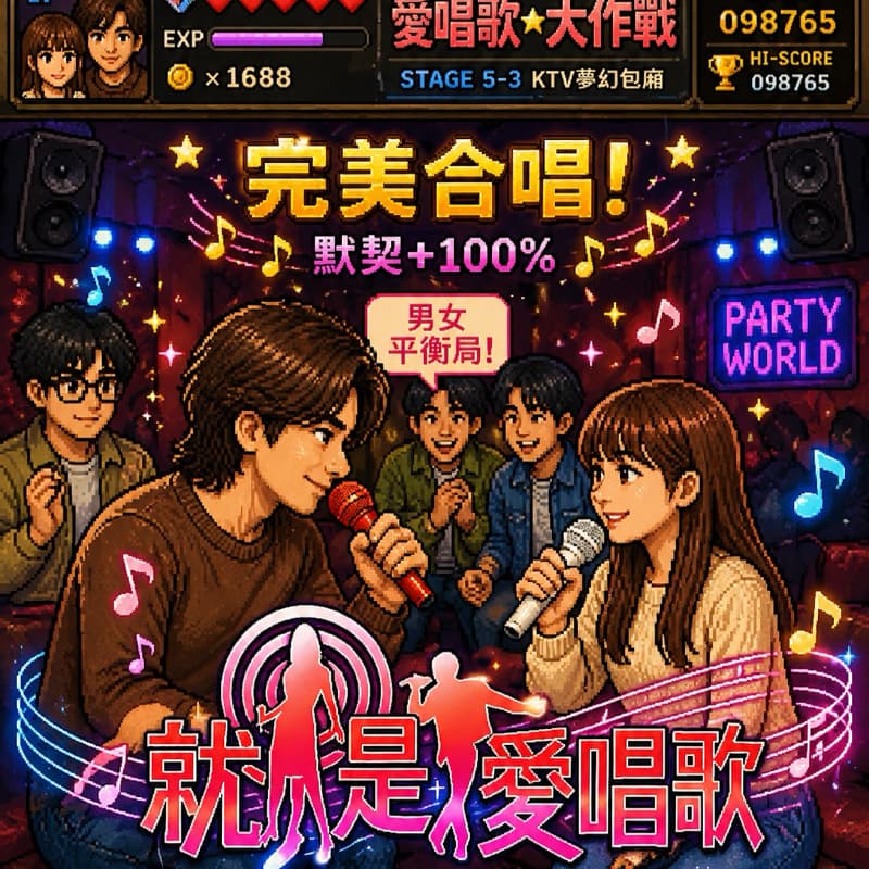 就是愛唱歌Ver.170 (男女平衡局) #新人友善