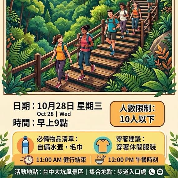 一起來去爬山