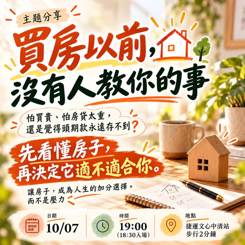 買房以前,沒有人教你的事