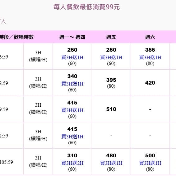 915會員日歡唱4H300元🍻💃