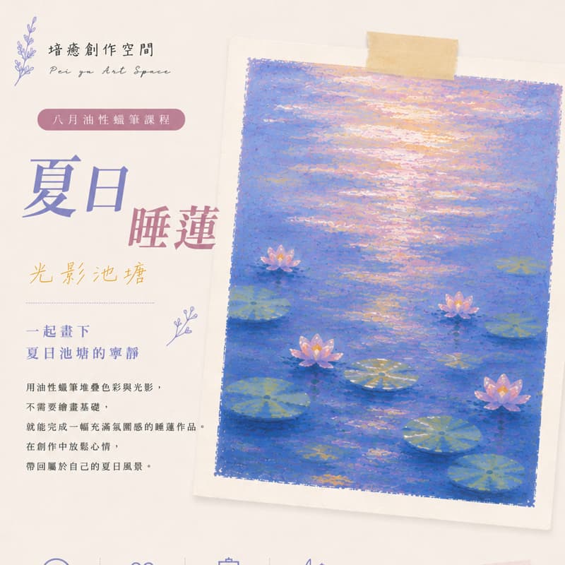 中秋連假沒行程一起來畫畫療癒吧🥰 #初學友善 #體驗 #畫畫