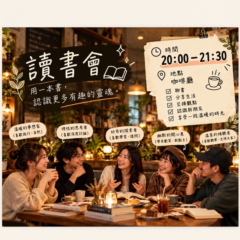 讀書分享交流會📘